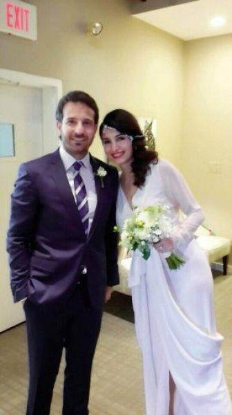 Başak Sayan Amerika'da sürpriz bir nikahla evlendi 