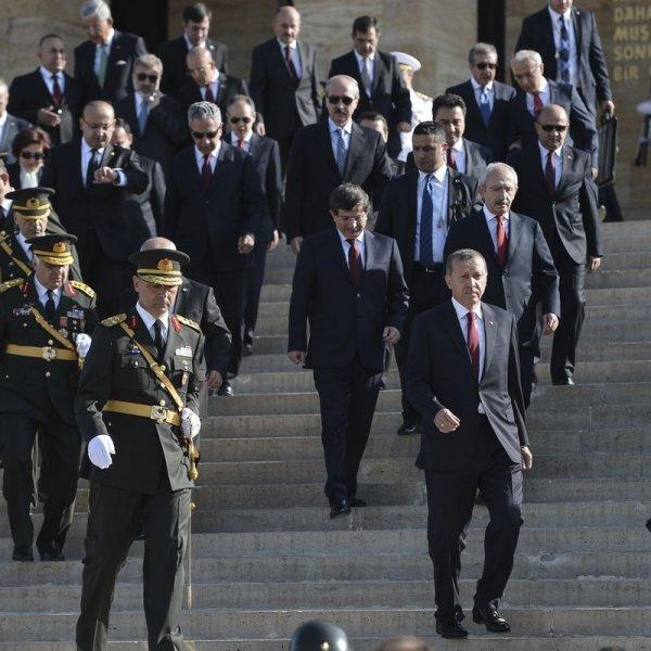 Devletin Zirvesi Anıtkabir'de
