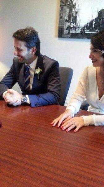 Başak Sayan Amerika'da sürpriz bir nikahla evlendi 