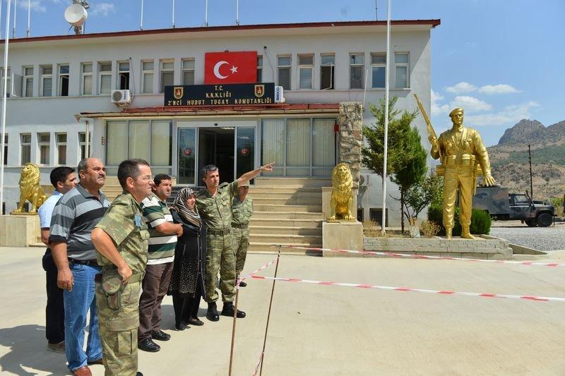 Hakkari'de oğlunun şehit olduğu yerden barış mesajı