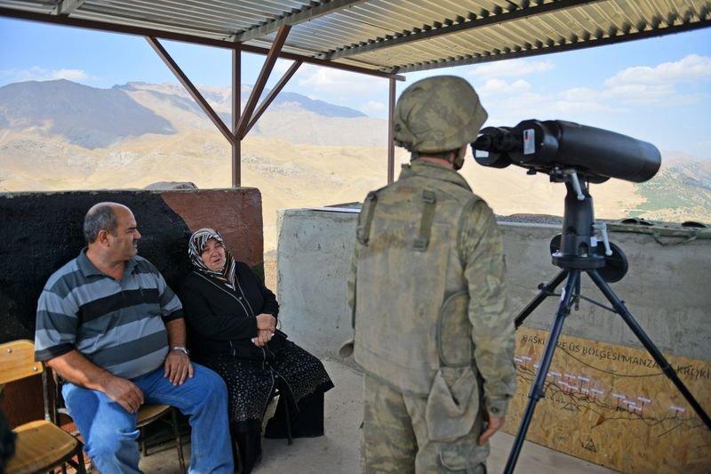 Hakkari'de oğlunun şehit olduğu yerden barış mesajı