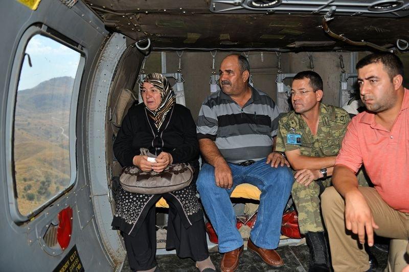 Hakkari'de oğlunun şehit olduğu yerden barış mesajı