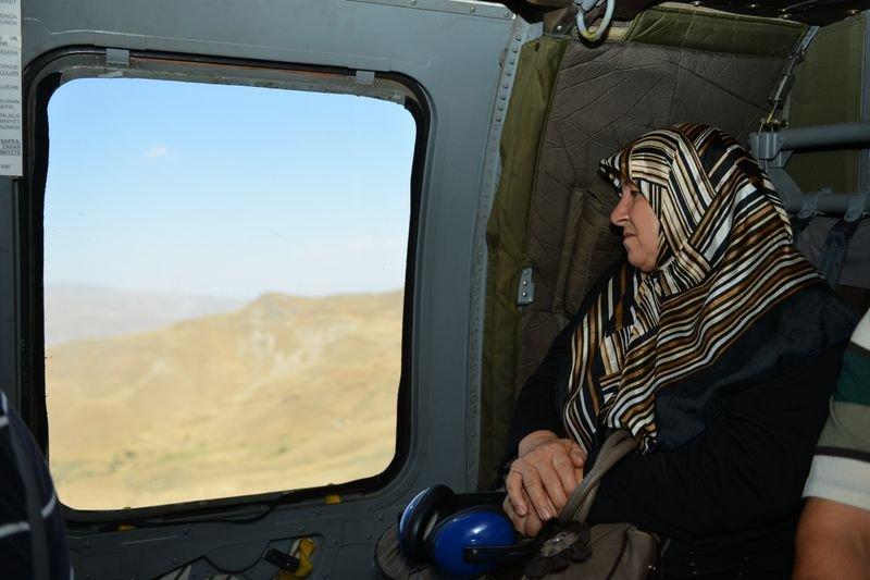 Hakkari'de oğlunun şehit olduğu yerden barış mesajı