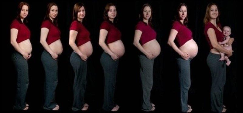 En garip hamilelik fotoğrafları