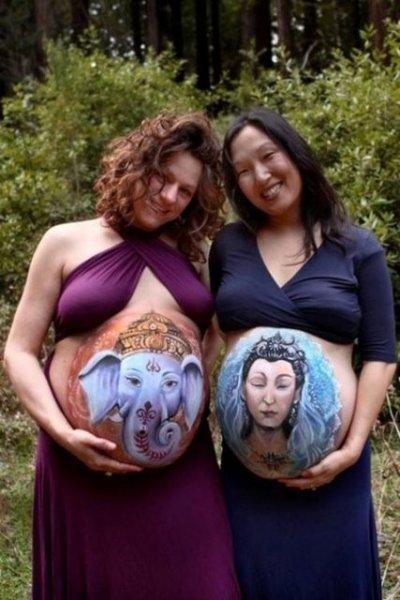 En garip hamilelik fotoğrafları