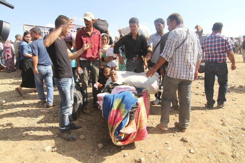 IŞİD'den kaçan Suriyeli Kürtler