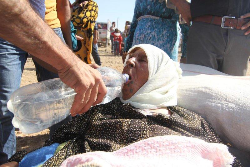 IŞİD'den kaçan Suriyeli Kürtler