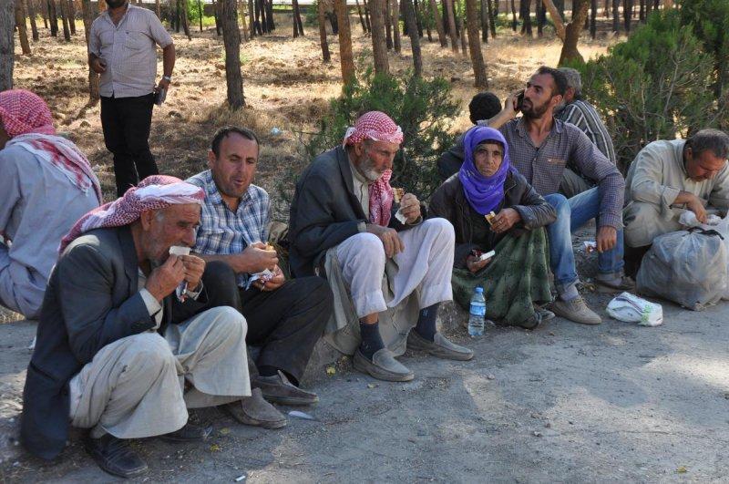 IŞİD'den kaçan Suriyeli Kürtler