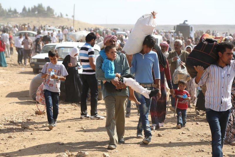 IŞİD'den kaçan Suriyeli Kürtler