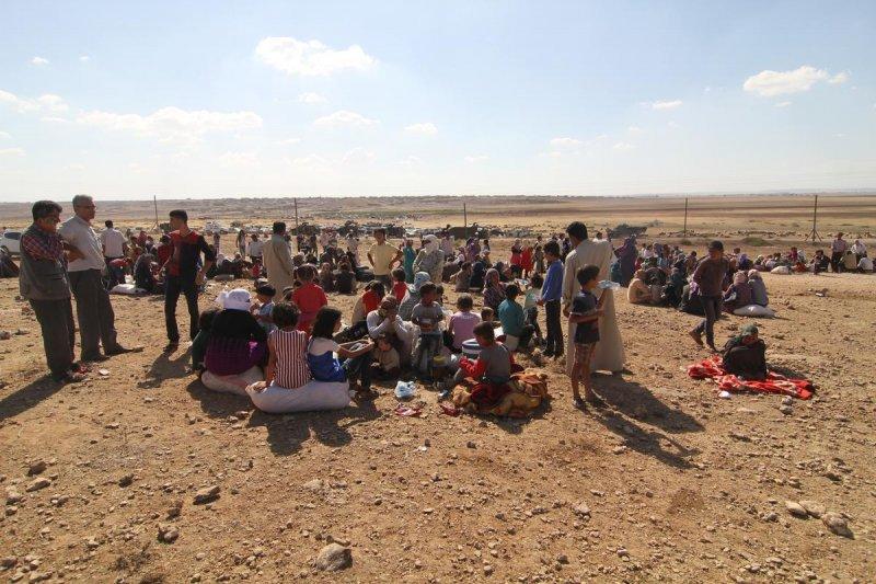 IŞİD'den kaçan Suriyeli Kürtler