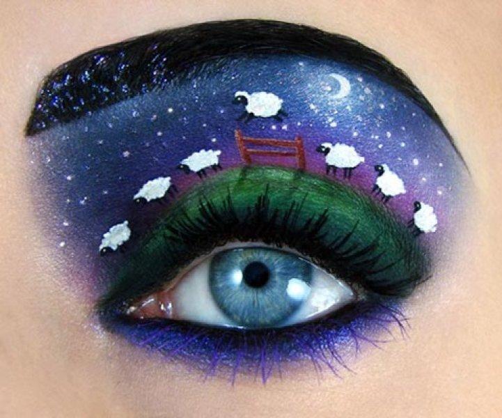En çılgın göz makyajları