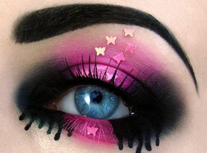 En çılgın göz makyajları