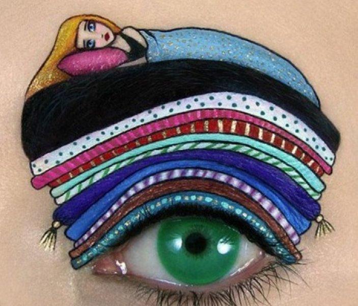 En çılgın göz makyajları