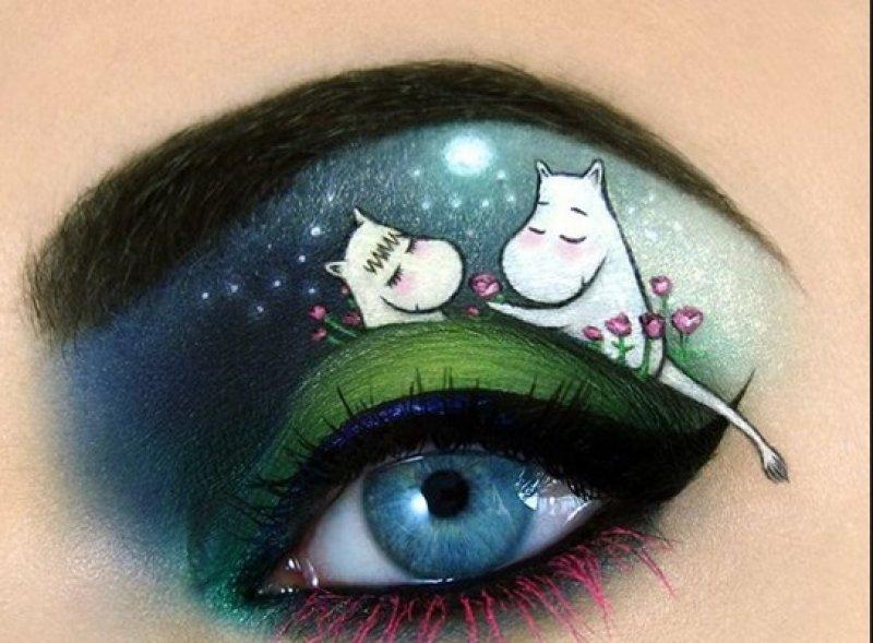 En çılgın göz makyajları