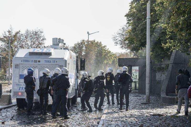 ODTÜ'de Kobani eylemi