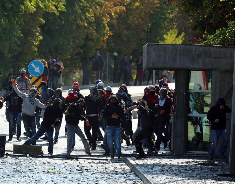 ODTÜ'de Kobani eylemi
