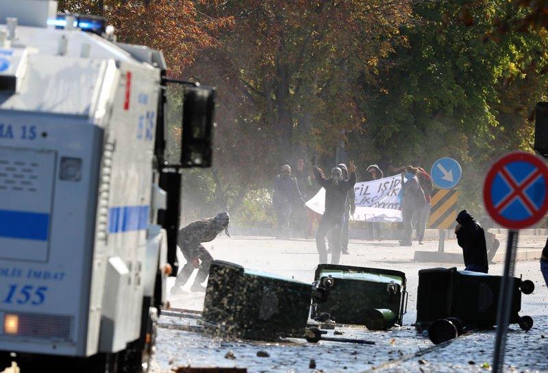ODTÜ'de Kobani eylemi