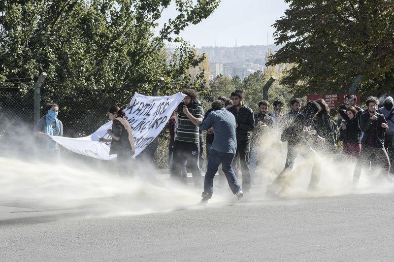 ODTÜ'de Kobani eylemi