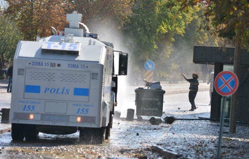 ODTÜ'de Kobani eylemi