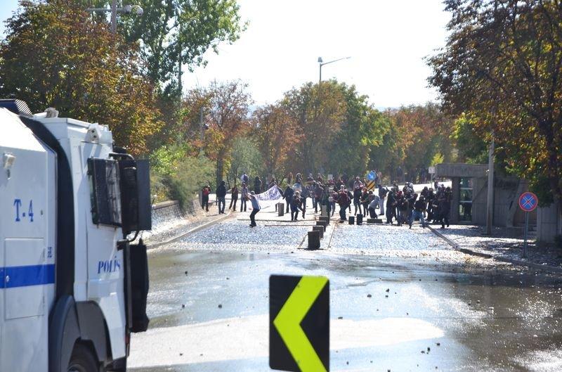 ODTÜ'de Kobani eylemi
