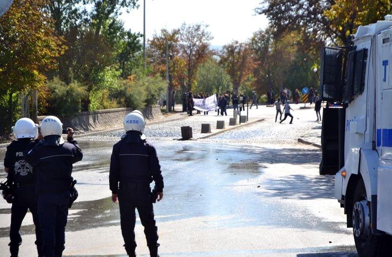 ODTÜ'de Kobani eylemi