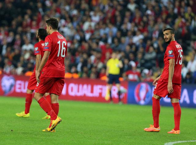 Türkiye-Çek Cumhuriyeti maçından kareler