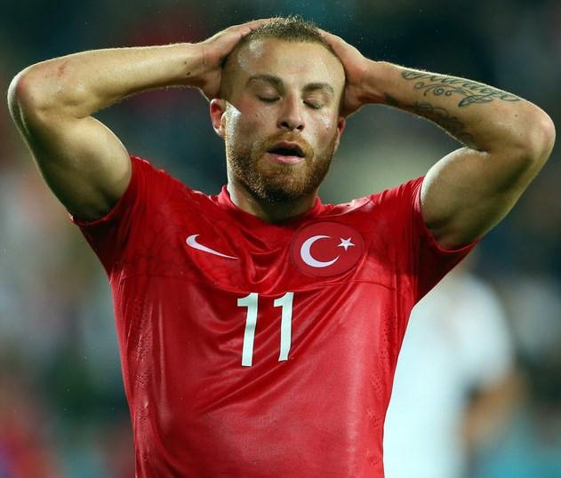 Türkiye-Çek Cumhuriyeti maçından kareler