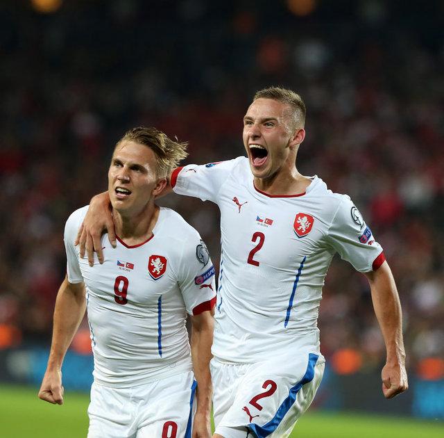 Türkiye-Çek Cumhuriyeti maçından kareler