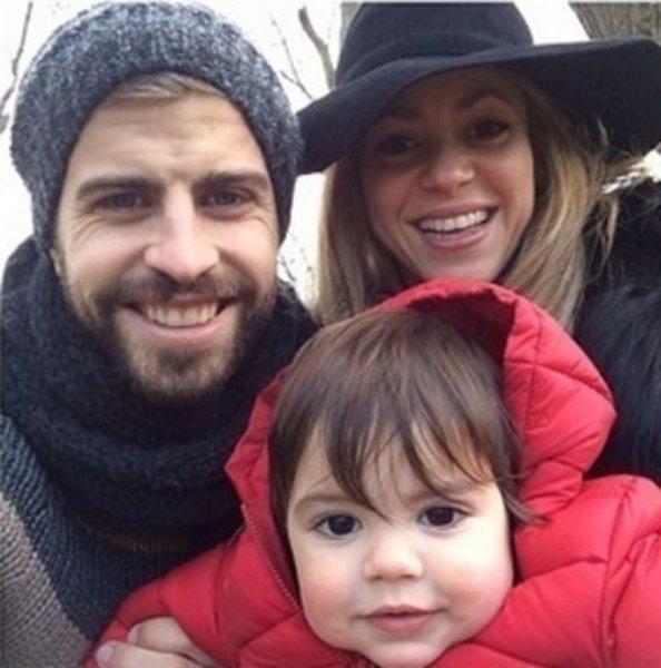 Shakira'nın oğlu Milan babası Gerard Pique'nin izinde
