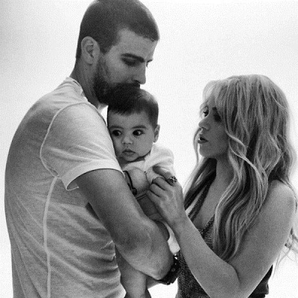 Shakira'nın oğlu Milan babası Gerard Pique'nin izinde