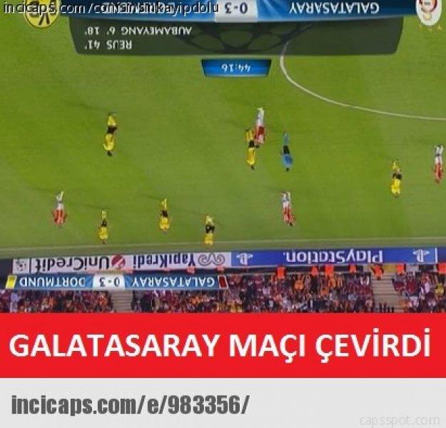 Sosyal medyada Galatasaray-Borussia Dortmund capsleri