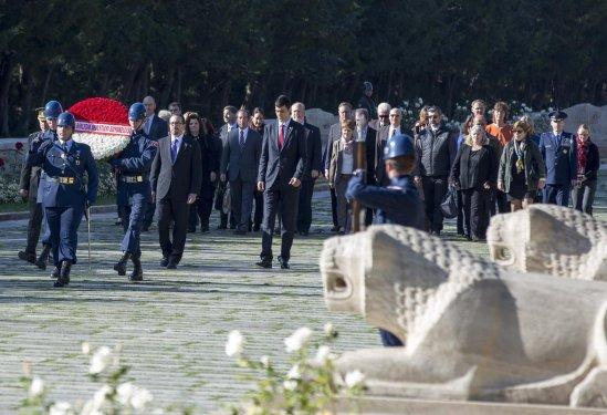 Ankara'da ilk tören Anıtkabir'de