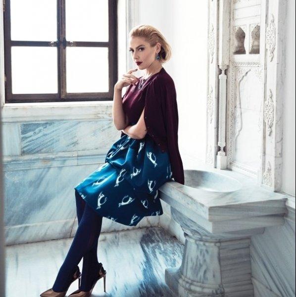 Hadise InStyle dergisinin Kasım sayısı için poz verdi 