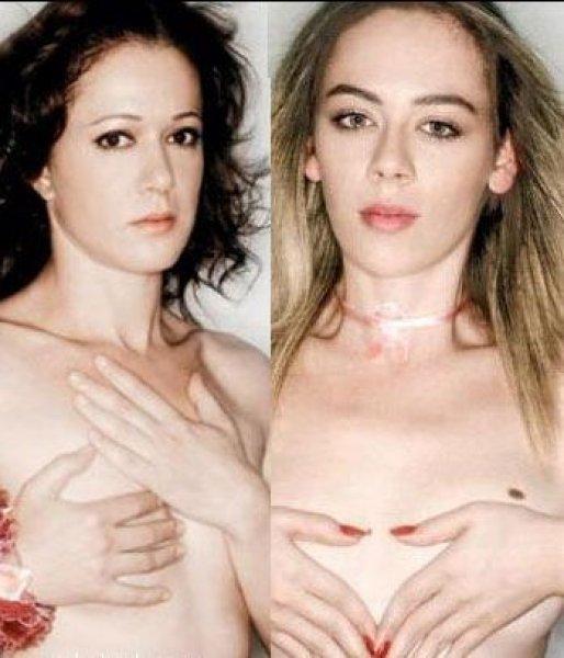 Ünlüler meme kanseri için kamera karşısına geçti  