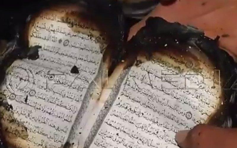 Yahudi yerleşimciler Batı Şeria'da cami yaktı