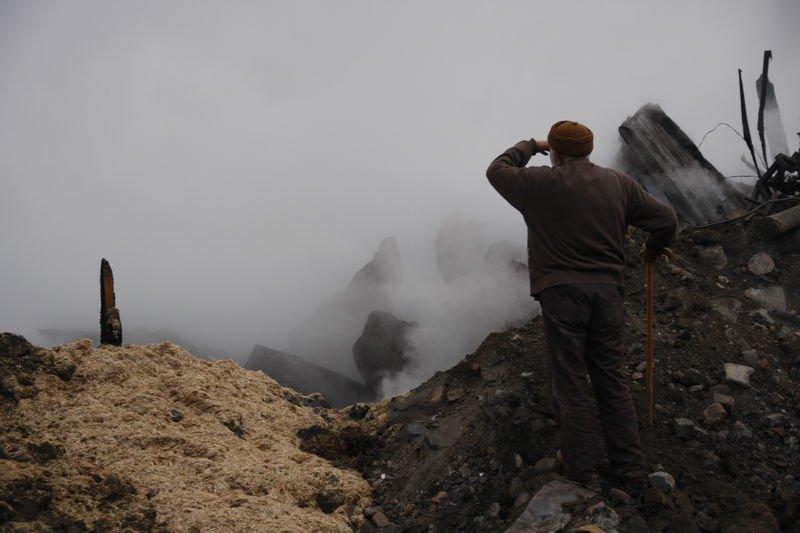 Çorum'da çıkan yangında 29 ev kül oldu