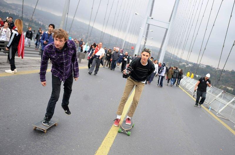 36. Vodafone İstanbul Maratonu'ndan ilginç kareler