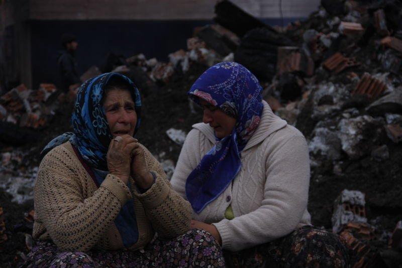 Çorum'da çıkan yangında 29 ev kül oldu