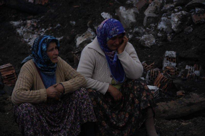 Çorum'da çıkan yangında 29 ev kül oldu