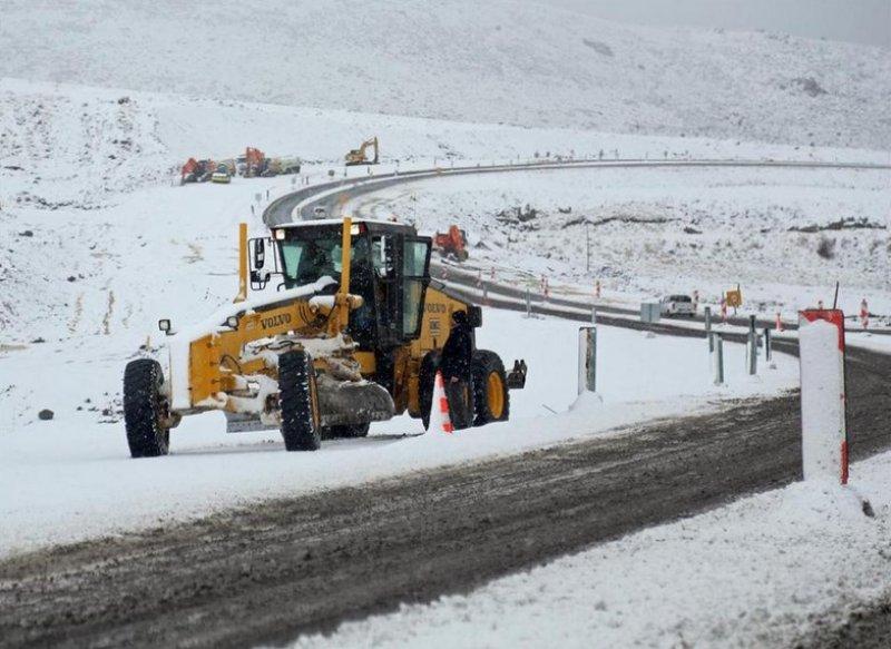 Erciyes'te kar kalınlığı 10 santimetreye ulaştı