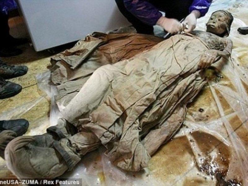Çin'de 300 yıllık mumya bulundu
