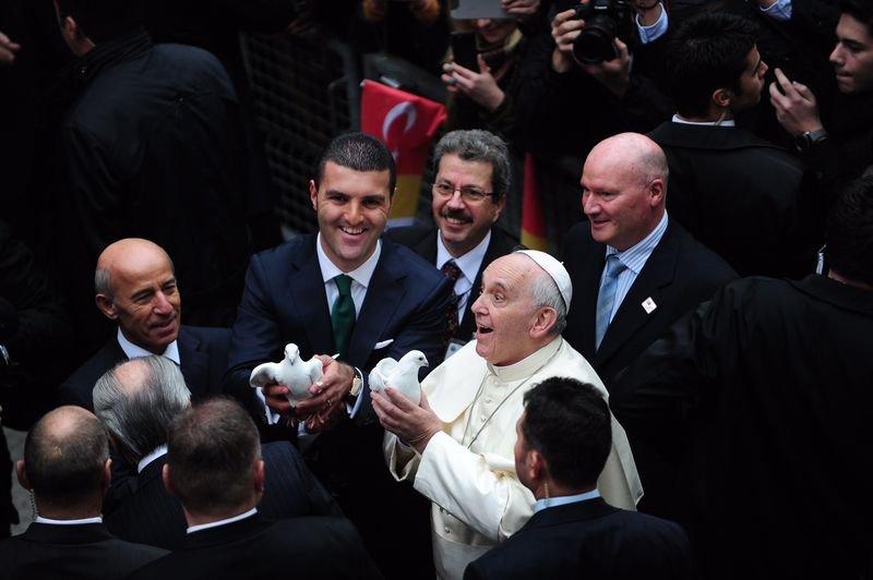 Emir Sarıgül Papa'yla buluştu