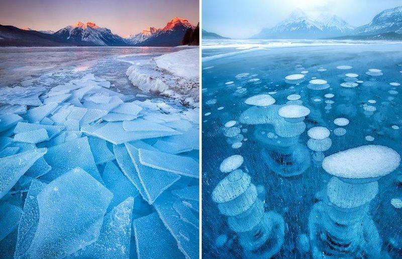 Doğadan soğuk sanat eserleri 