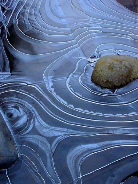 Doğadan soğuk sanat eserleri 