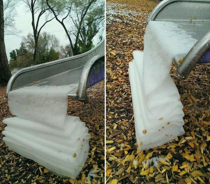 Doğadan soğuk sanat eserleri 