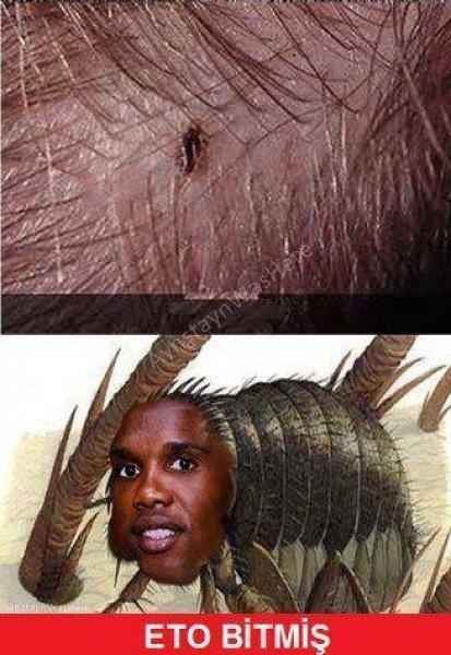 Eto'o bitmiş capsleri