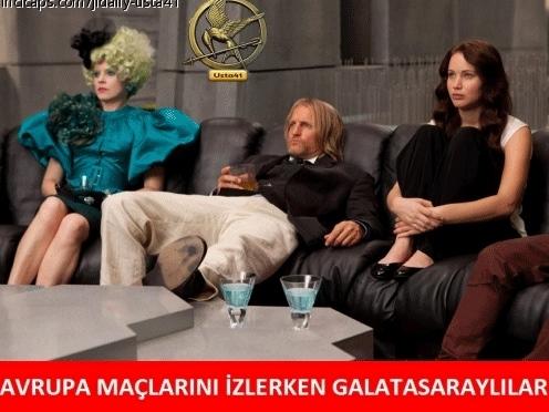 Galatasaray-Arsenal maçı capsleri 