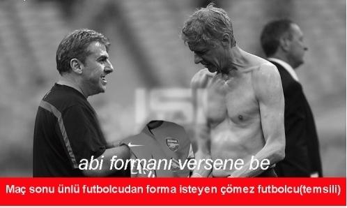 Galatasaray-Arsenal maçı capsleri 