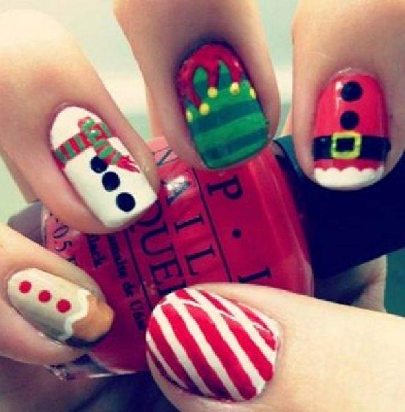 Yılbaşı için en çılgın oje modelleri