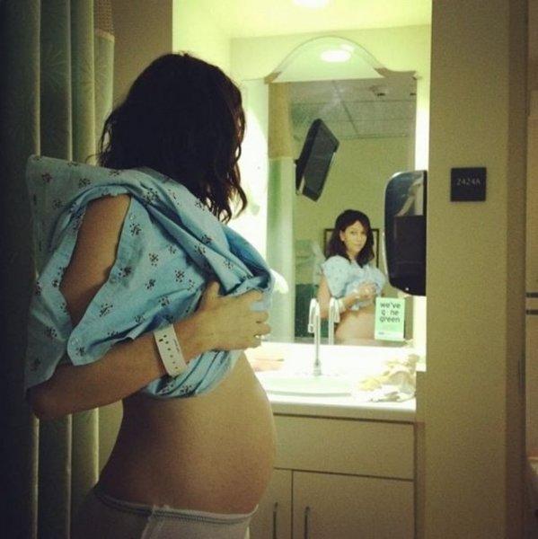 Ruth Iorio evinde gerçekleştirdiği doğumu sosyal medyadan yayınladı